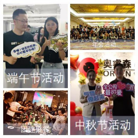 奥睿森公司部分活动
