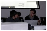 陆川与完美动力副总裁李甫